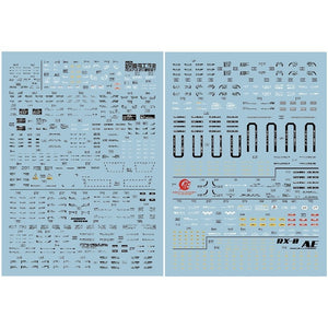 1010 Water Slide Decal PG 1/60 Unicorn RX-0 1010PG007-1 1010PG008
