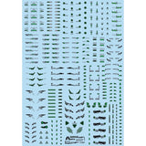 Amax 1/100 general use warning marking sign FLUO water slide decal AMAXTY001 AMAXTY002