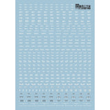 1010 Water Slide Decal MG 1/100 Warning Sign Logo 1010TY001 1010TY002 1010TY003 1010TY004 1010TY005 1010TY006 1010TY007