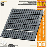 ANUBIS 3D print detail upgrade parts DUA001-020 details upgrade accessories reloading outer armor heat sink spout no kits