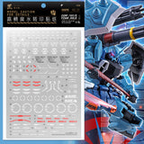 20250722 Artisan's Club MG 1/100 Yzak Jule Custom / Slash Zaku Water Slide Decal
