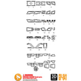 ANUBIS 3D print detail upgrade parts MG ZGMF 1/100 Justice  GP041 no kits