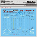 DL DAlibabaN Water slide decal MG Freedom Justice Turn Red Frame Sazabi DX NT-1 Phenex