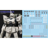 YAN FLAME Water Slide Decal GHOST HGUC HG 1/144 RX-79[G] Ez-8 Fluo (YANHG036) 20250721