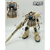 MASTER Water Slide Decal H039 HG 1/144 Zaku I Snipe r Fluo Type Collectibles