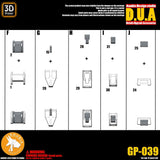 ANUBIS 3D print detail upgrade parts GP039 for HGUC RX-79【G】 Ground Type 08MS no kits