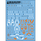 Transamsphere TRS MG 1/100 GN-003 Kyrios Detail Water Slide Decal TRSMG001