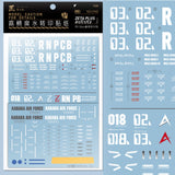 20250722 Artisan's Club MG 1/100 ZETA plus A1/C1/C2 Water Slide Decal MG046