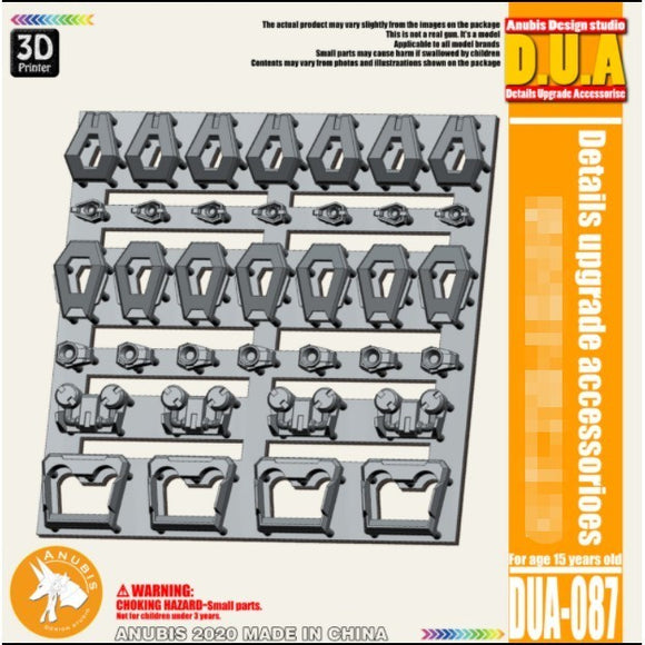 ANUBIS 3D print detail upgrade parts backpack anime scattered gas DUA087  detail parts no kits