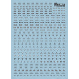 1010 Water Slide Decal MG 1/100 Warning Sign Logo 1010TY001 1010TY002 1010TY003 1010TY004 1010TY005 1010TY006 1010TY007