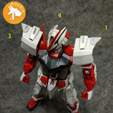 ANUBISIS 3D print detail updates parts GP016 parts tut for MG astray Red frame no kits