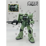 MASTER Water Slide Decal H028 HG 1/144 ZAKU Fluo Type Collectibles
