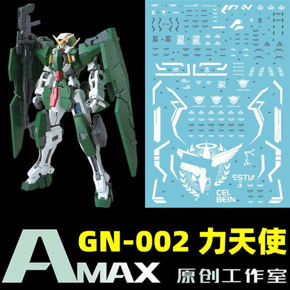 Amax Water Slide Decal MG 1/100 GN-002 Dynames Fluo AMAXMG001