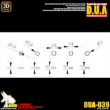 ANUBIS 3d PRINT DETAIL upgrade parts 1/144 Zaku One Eye Sight DUA039 NO KITS