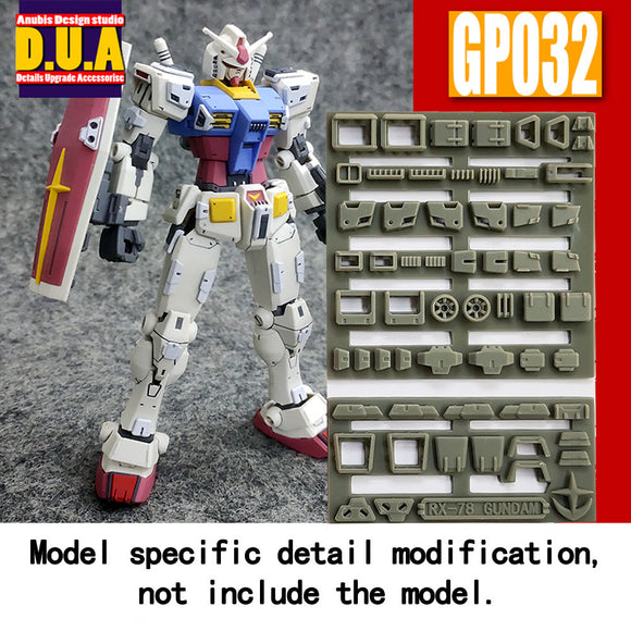ANUBIS 3D print detail upgrade parts HG RX-78-2 40th Beyond Global GP032 no kits