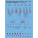 Transamsphere TRS MG RG HG 1/144 1/100 00 Series Sign Water Slide Decal TRSTYTU003RG TU003WG TU003RB TU003WB TU004WB TU004GR