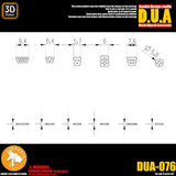 ANUBIS 3D print detail upgrade parts zaku dedicated heating pane DUA076  detail parts no kits
