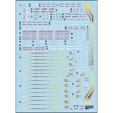 Transamsphere TRS 1/100 8802 MB Strike Freedom Soul Blue ver. Water Slide Decal TRSQT8802SB QT8802FR