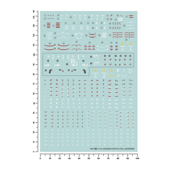 20250722 Artisan's Club RG 1/144 RX-78 GP01FB Water Slide Decal