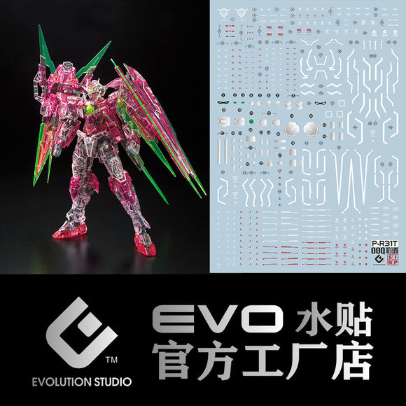 20250721 EVO PR31T RG 00Q Full saber trans-am clear color fluo water slide decal EVORG043