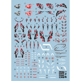 1010 MG MB 1/100 RED FRAME Water Slide Decal 1010MG029