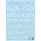 Transamsphere TRS KA Gneral Use Letter / Number / Sign Detail Water Slide Decal TRSTYKA01G TRSTYKA01W  TRSTYKA02W  TRSTYKA02G  TRSTYKA03 TRSTYKA03SG  TRSTYKA04W  TRSTYKA04G