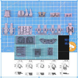 ANUBIS 3D print detail upgrade parts EX023 HG TWFM SCHWARZETTE KITS detail parts no kits