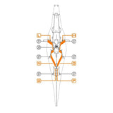 Transamsphere TRS MG 1/100 GN-003 Kyrios Detail Water Slide Decal TRSMG001