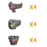 Phoenix D-16 Geara Doga Marasai Messer One-eyed Monitor Addon Detail Parts