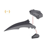 Phoenix 3D print A-17 Sickle Demon Scythe 1/144 General Use detail upgrade parts no kits