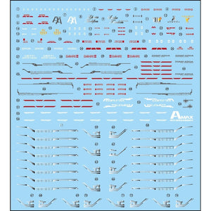Amax MGEX Strike freedom 1/100 FLUO water slide decal AMAXMGEX001