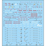 Amax MGEX Strike freedom 1/100 FLUO water slide decal AMAXMGEX001