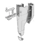 Plasticist Studio HG 1/144 EX-S gas FUEL container 3D printing parts  not include the body (SDJJ048)