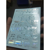 DL DALIN Water slide decal PG 1/60 UNICORN 03 PHENEX