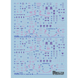 1010 Water Slide Decal MG EXIA /R1/R2/R3 MB TYPE Water Slide Decal 1010PG005 1010PG006