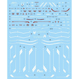 Amax HG 1/144 destiny type MR FLUO water slide decal AMAXHGMR005