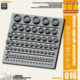 ANUBIS 3D print detail upgrade parts DUA001-020 details upgrade accessories reloading outer armor heat sink spout no kits