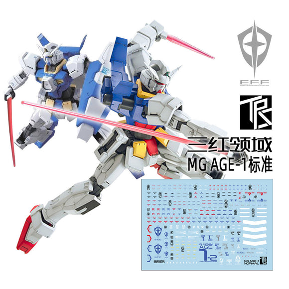 Transamsphere TRS MG 1/100 AGE-1 NORMAL + AGE1-2 Water Slide Decal TRSMG017