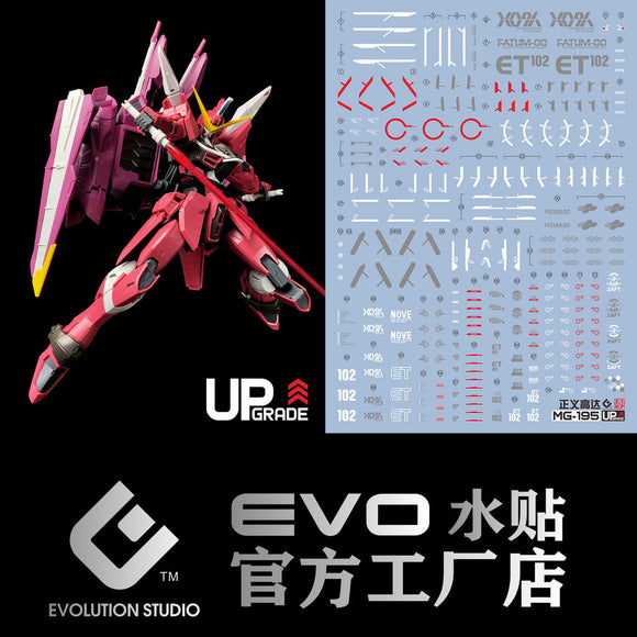 20250721 EVO MG 1/100 ZGMF-X09A Justice Water Slide Decal EVOMG049
