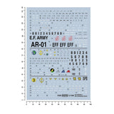 20250722 Artisan's Club MG 1/100 GM Command Space & GM Sinper 2 [MGPB63&78] Water Slide Decal