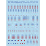 Transamsphere TRS MG RG HG 1/144 1/100 00 Series Sign Water Slide Decal TRSTYTU003RG TU003WG TU003RB TU003WB TU004WB TU004GR