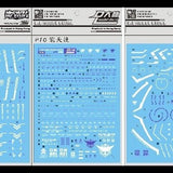 DL DALIN Water slide decal PG 1/60 Avanlanche Exia General Use