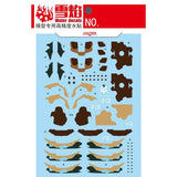 XYY / SNOW FLAME without xy HG-71 HG GTO ZAKE HIGH Mobility surface type EGBA Water. slide decals