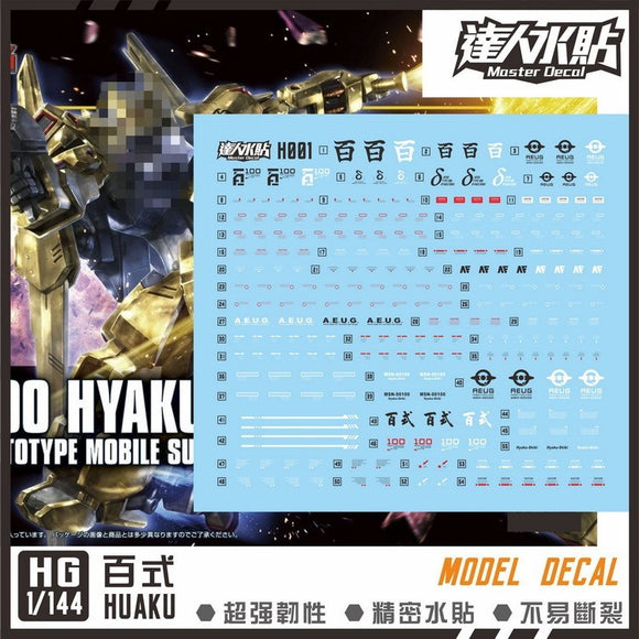 MASTER 水転写デカール H001 HG 1/144 早久式 コレクタブルズ