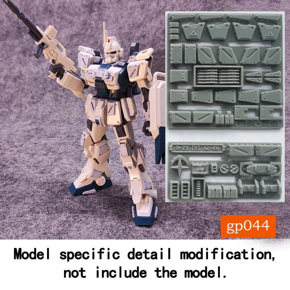 ANUBIS 3d PRINT DETAIL upgrade parts GP044 3D Print AddonHGUC RX-79 Apr EZ-8 08MS from KITS