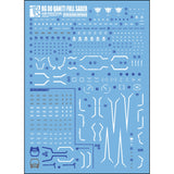 Transamsphere TRS RG 1/144 00Q Full Saber 00 GN Swor d IV Water Slide Decal TRSRG002