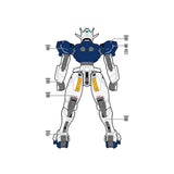 Transamsphere TRS HG 1/144 TWFM Aerial Rebuild Water Slide Decal TRSHG008
