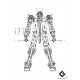 20250721 EVO MG 1/100 red frame type HIRM Water Slide Decal EVOMG003