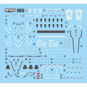 MASTER Water Slide Decal H016 HG 1/144 IBO Kimaris Vidar Fluo Type Collectibles