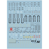 1010 Water Slide Decal PG 1/60 Unicorn RX-0 1010PG007-1 1010PG008